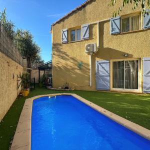 Vente maison de 83m² avec jardin et piscine